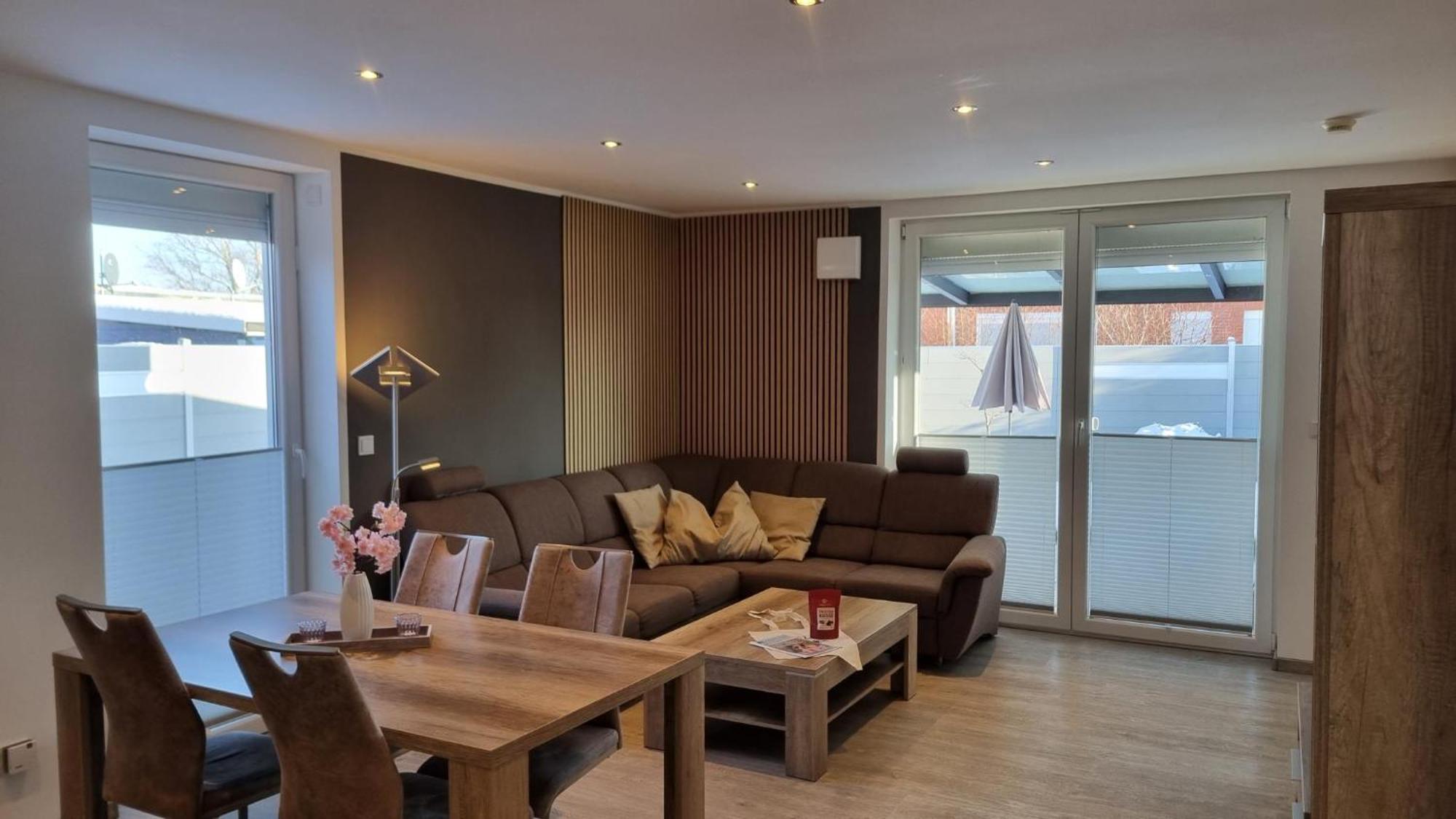 Ferienhaus Plattfisch Dornum Luaran gambar