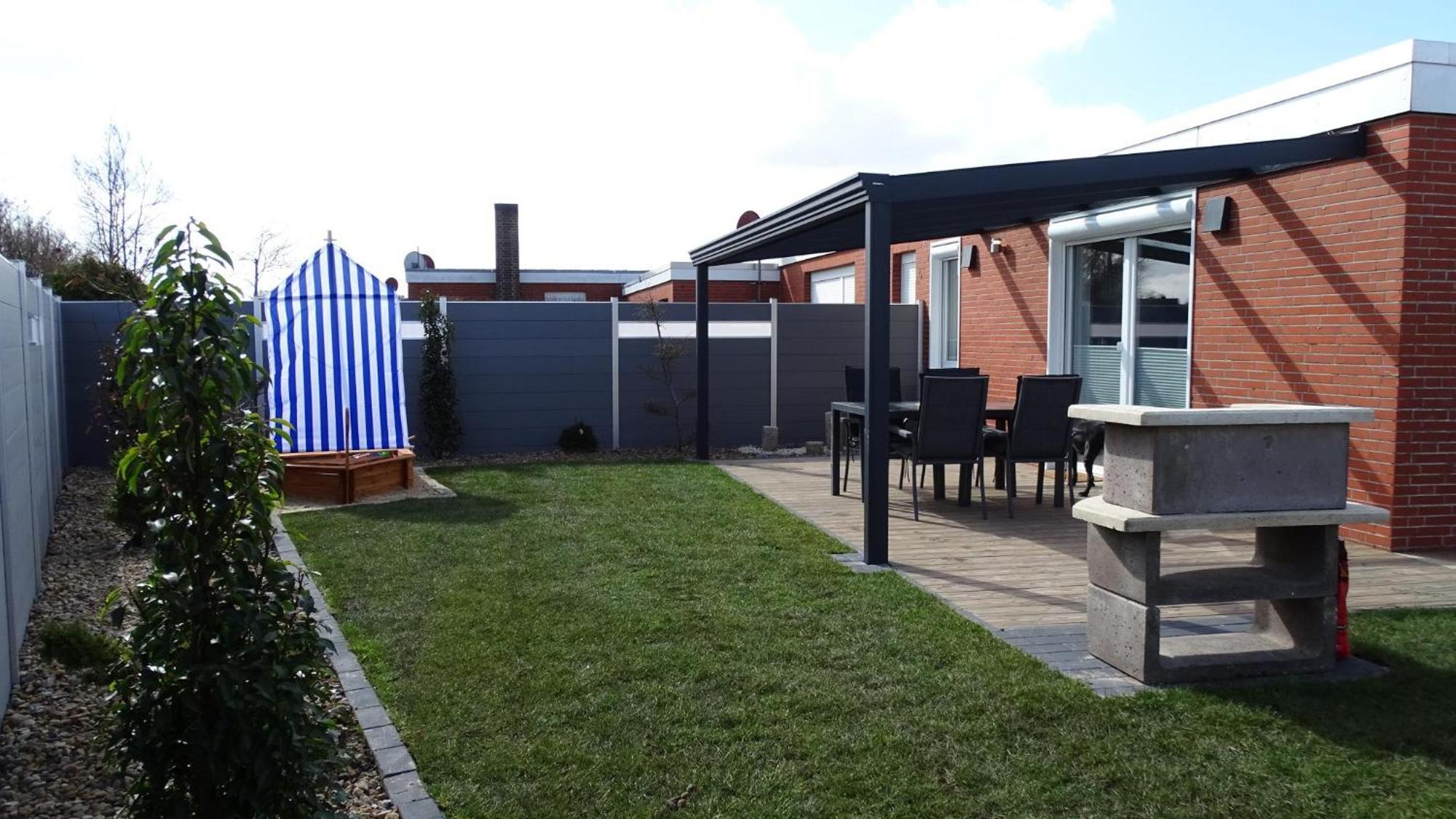 Ferienhaus Plattfisch Dornum Luaran gambar